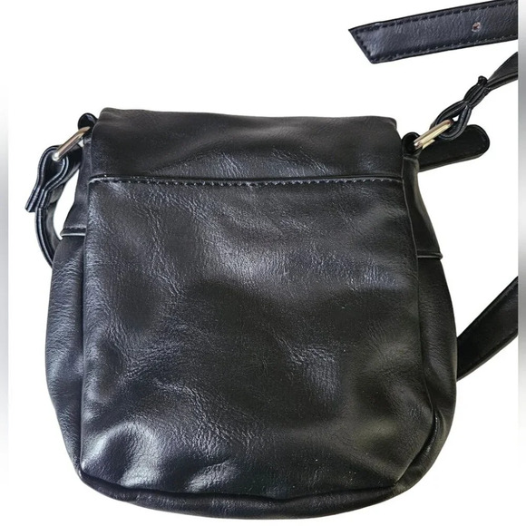 Kenneth Cole Reaction Manmade Leather  Small Crossbody Purse Zipper Compartment - Picture 8 of 9